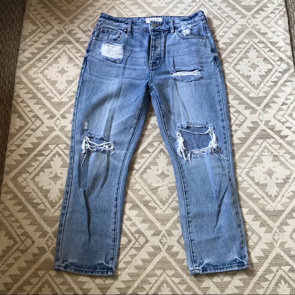 PacSun ripped mom jeans